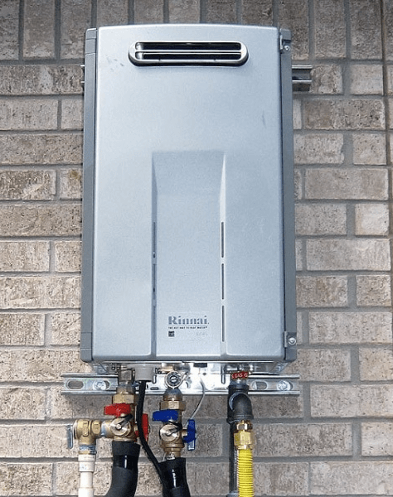 Tankless water heater installation service