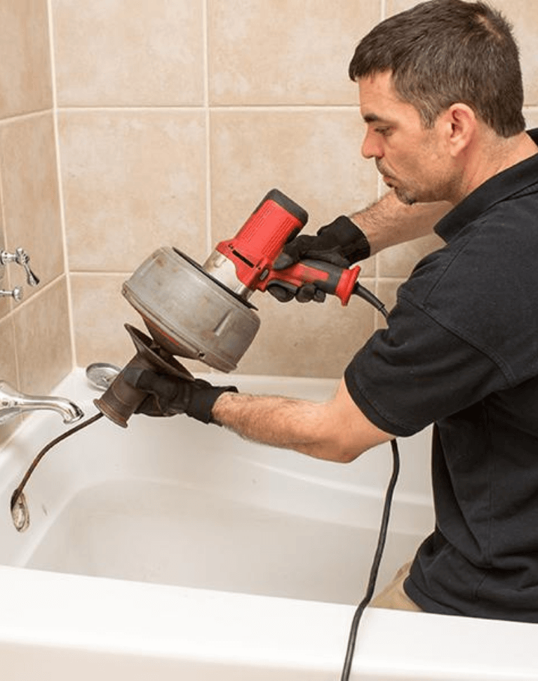 Professional drain cleaning service