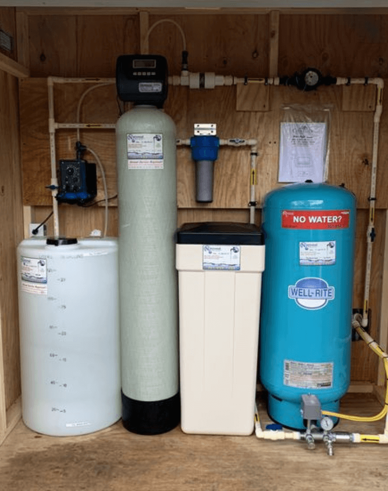 Water softener system installation service