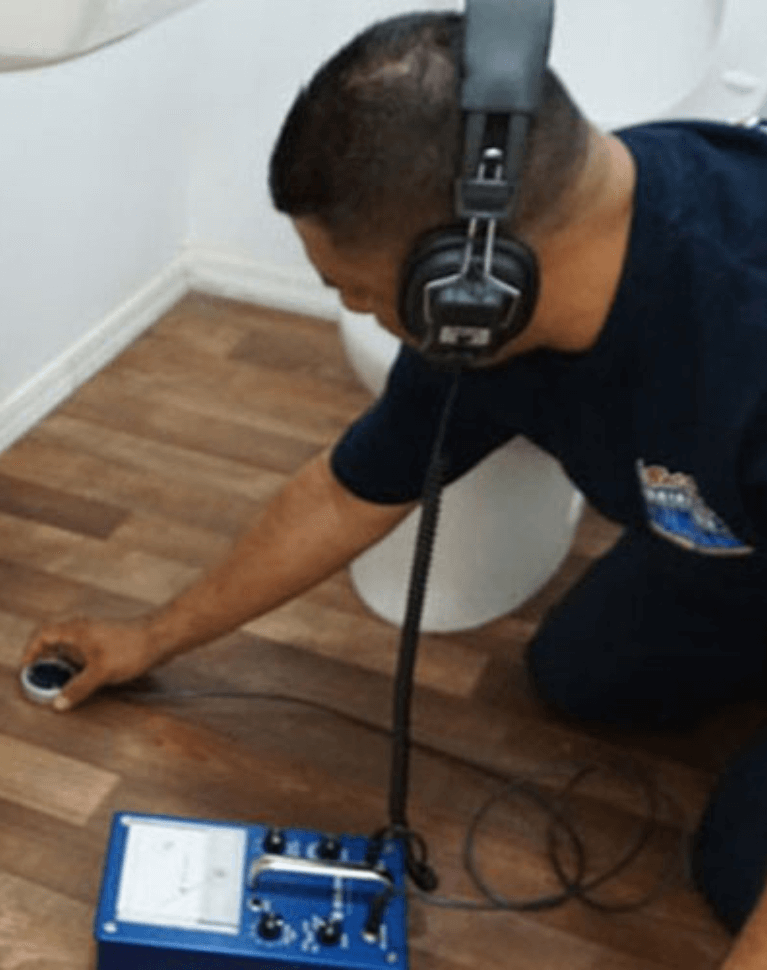 Slab leak repair service