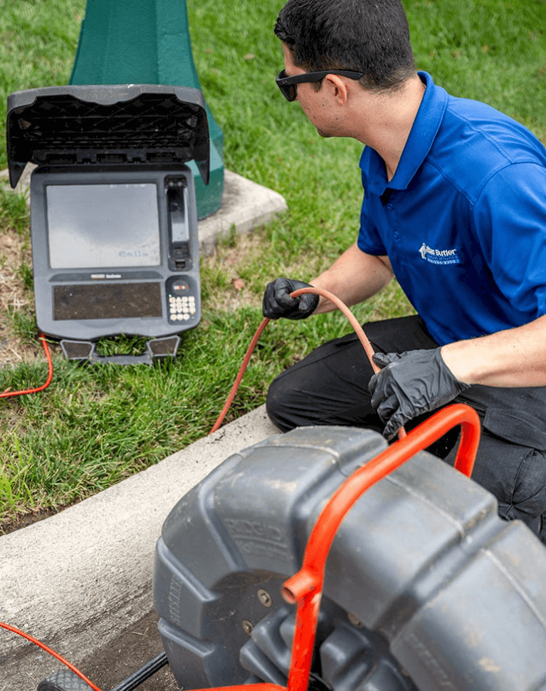 Professional drain cleaning service