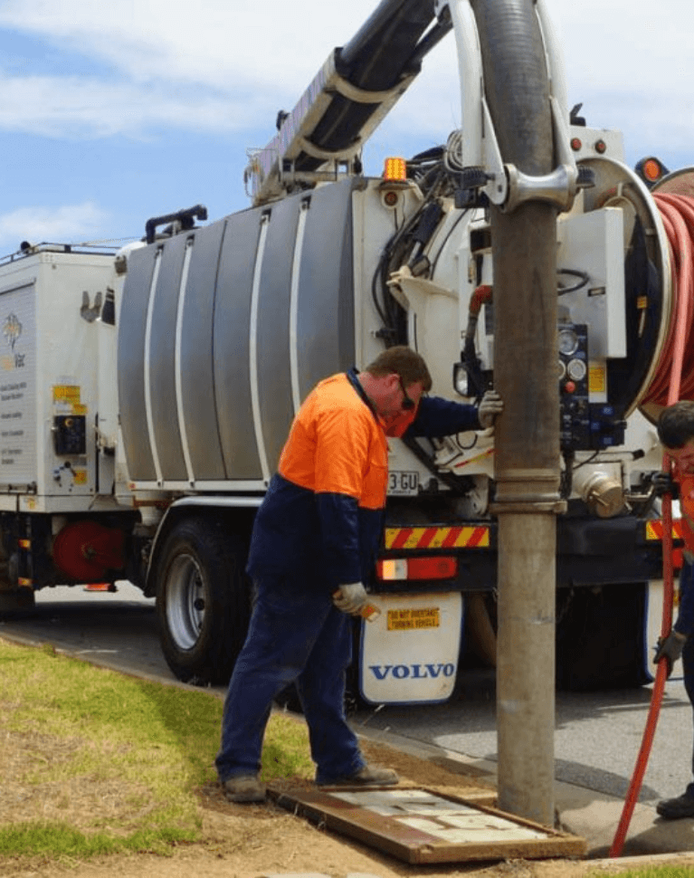 Sewer line repair and cleaning service