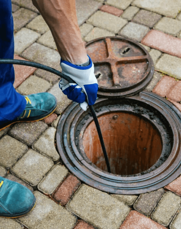 Professional drain cleaning service